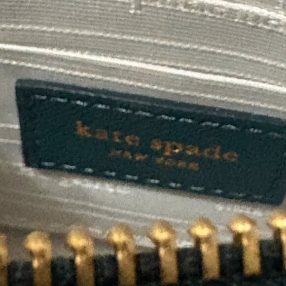 Kate Spade Double Up Patent Leather Crossbody Bag In Green & Teal Adj Strap - Picture 13 of 16